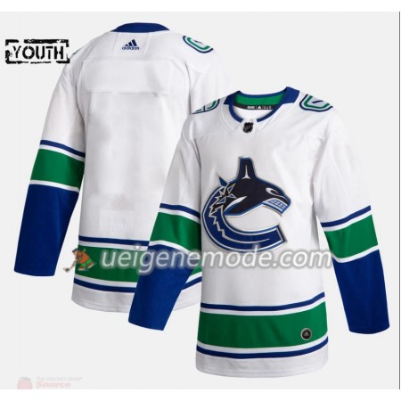 Kinder Eishockey Vancouver Canucks Trikot Blank Adidas 2019-2020 Weiß Authentic